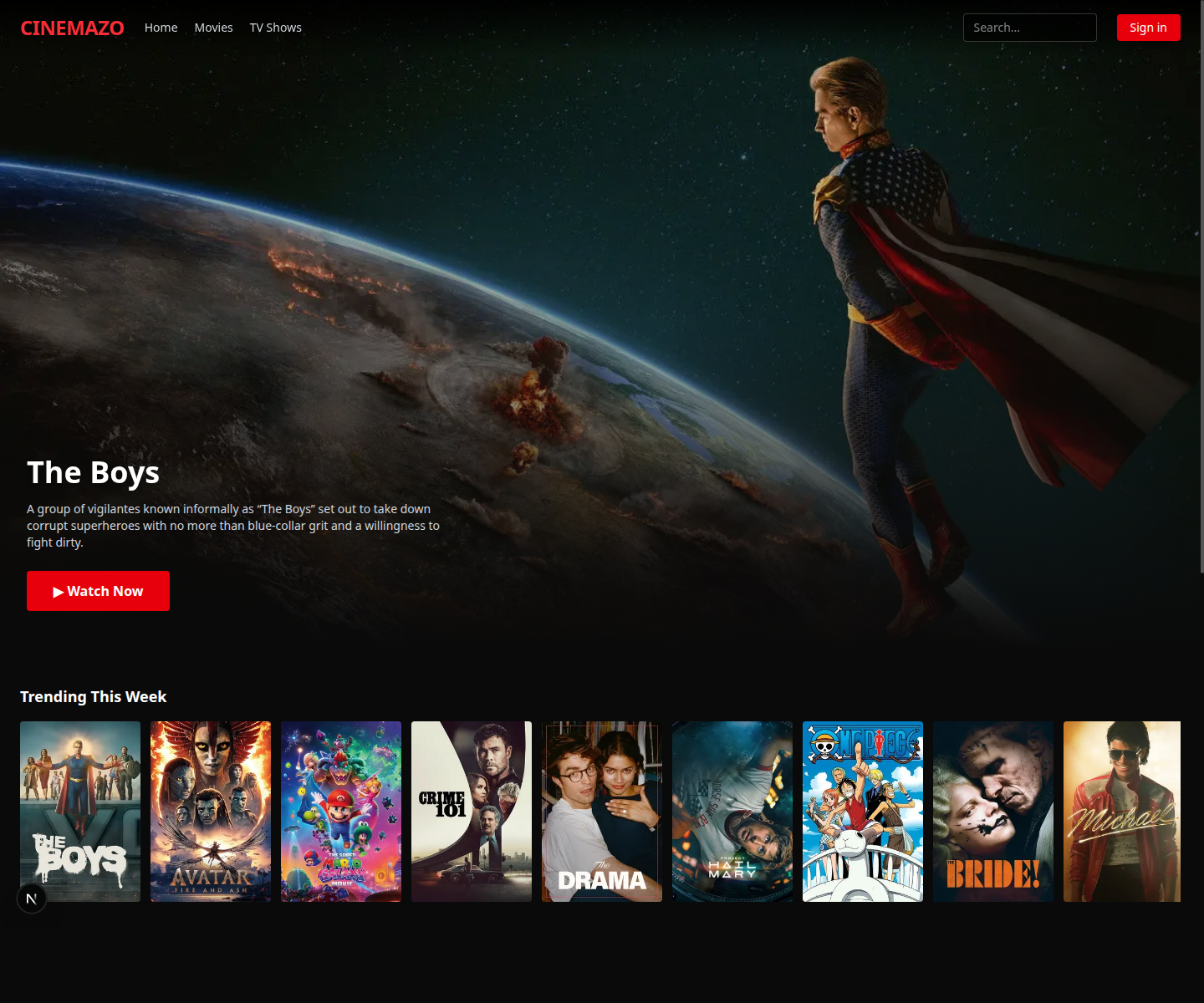 Cinemazo screenshot 2
